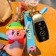thumbnail image 4 of Juego de dibujos animados de Waddle Dee Doo, colgante de Anime Kirby Rosa dulce, Kabi Keychian, regalos de cumpleaños para niños, llaves de coche para niñas, 4 of 4