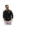 thumbnail image 6 of COOFANDY Long Sleeve Polo Shirts for Men Knit Polo Sweater Lightweight Ribbed Pullover Sweater, 6 of 6