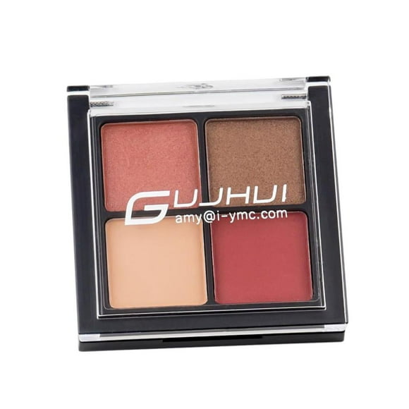 Juego de paleta de sombras de ojos mate cosmético de maquillaje de sombra de ojos de belleza de 4 colores 2 jinwen Paleta de maquillaje cosmético