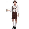 thumbnail image 2 of Men Oktoberfest Party Costume German Bavarian Beer Guy Lederhosen Traditional Fancy Dress, 2 of 5