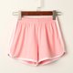 thumbnail image 1 of TaTaai Women's Solid Yoga Beach Shorts 3 Inch Mid Thigh High Waisted Lounge Casual Home Wear Summer Soft Non-See-Through Athletic Gym Workout Fitness Gift, 1 of 7
