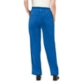 thumbnail image 2 of Woman Within Plus Size Wide-Leg Velour Pant, 2 of 4