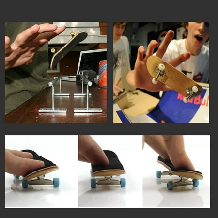 Brain Development New Finger Skateboard Deck Mini Board Tech Kids Boys Games Toy Gift- Maple Wood Finger Skate