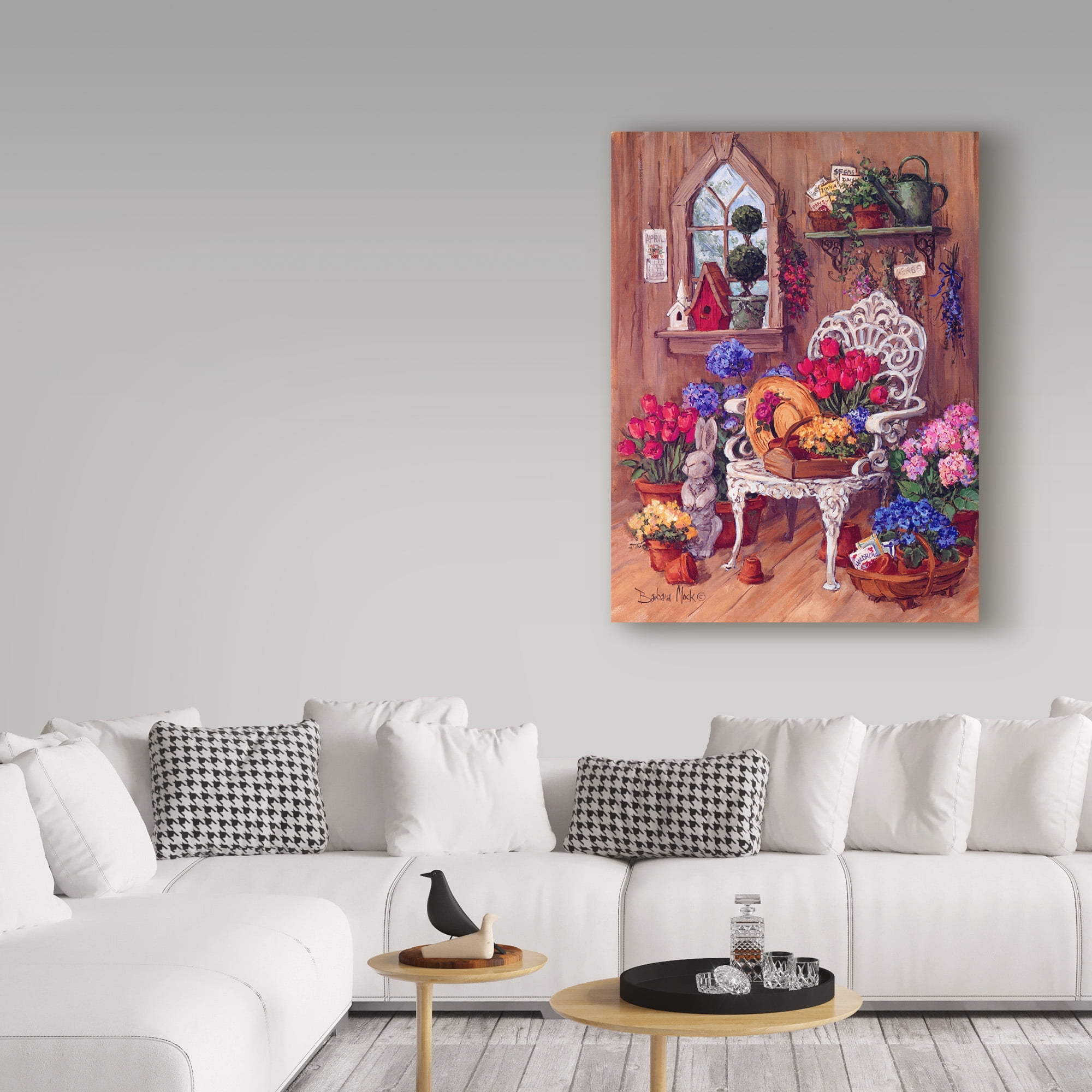 Trademark Fine Art 'Victorian Shed' Canvas Art by Barbara Mock