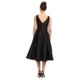 thumbnail image 3 of Adrianna Papell Women's Sleeveless Tea Length Dress, Black, 3 of 3