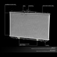 thumbnail image 2 of Nuvision for 11-16 Toyota Sienna AT OE Style Aluminum Core Replacement Radiator DPI 13206, 2 of 6