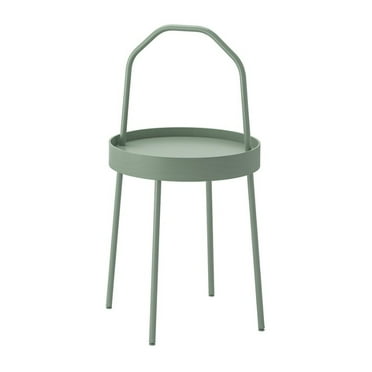 NFERIRTHGRT Side table, light gray-green, INDOOR WOOD