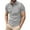 Light Gray, variant on Afdoent Men's Polo Shirts Solid Color Versatile Male Leisure Loose Collar Button Open Collar Ribbed Sports Short Sleeve Shirt Casual Bussiness