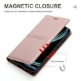 thumbnail image 4 of Jiahe Cover For Samsung Galaxy A14 6.6 inch Wallet Case,Magnetic Shockproof Flip Leather with Card Holder Kickstand Case Cover,Rosegold, 4 of 7