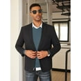 thumbnail image 6 of HAOMEILI Mens V Neck Dress Sweater Long Sleeve Slim Fit Fashion Pullover Sweater, 6 of 7