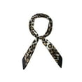 thumbnail image 6 of INSPIRE CHIC Women's Leopard Print Square Kerchief Head Scarf Neckerchief Brown, 6 of 6