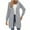 Hooded Jackets-Gray, variant on Gamivast Long Sweatshirts for Women Hooded Full Zip Cuffed Sleeve Jackets with Pockets Loose Casual Drawstring Solid Winter Outerwear Fall Fashion Outfits 2025