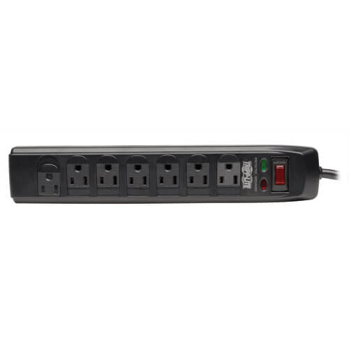 7-Outlet Protect It! Surge Suppressor with RJ11 Protection and Integrated Child Safety Covers, 6' Cord - image 3 of 5
