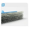 thumbnail image 4 of Lawor 8.6” Heavy Duty Push Broom Brush With 45"" Long Handle,Stainless Steel Deck Scrub Brush,Outdoor Broom For Cleaning Bathroom, Kitchen, Patio, Garage, Deck, Concrete,Stone, And Tile Floors Blue, 4 of 9