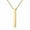 Gold Bar(No engraving), variant on Engraving Personalized Square Bar Custom Name Necklace Stainless Steel Pendant-Gold Bar