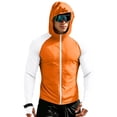 thumbnail image 2 of Men's UPF 50+ Sun Protection Hoodie Jacket Full Zip Long Sleeve Colorful Sun Shirts Lightweight Hiking Fishing Outdoor, 2 of 8