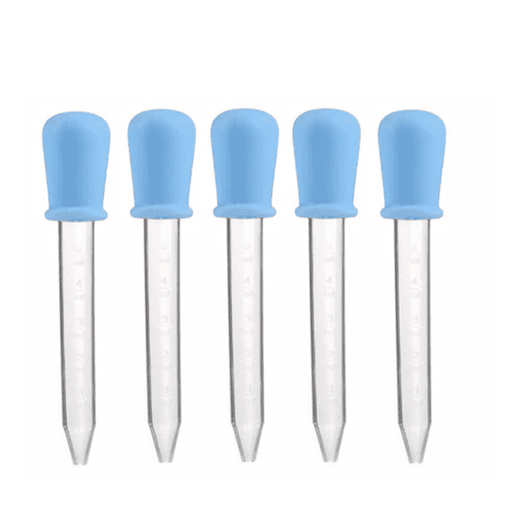 ACDANC 5Pcs Pipette PP Pipettes Dropper Clear Scale Pipettes