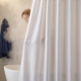 thumbnail image 5 of Unique Bargains Waffle Weave Shower Curtain with Excellent Drape White 71"W x 71"L, 5 of 6