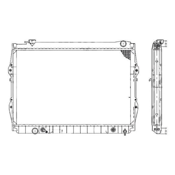 Radiator - Compatible with 1993 - 1998 Toyota T100 1994 1995 1996 1997
