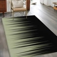 thumbnail image 3 of Rectangle Area Rugs 4 x 6 Ft, Sage Green Black Ombre Non-Slip Residential Carpet, Modern Abstract Striped Gradient Indoor Crawling Mats Runner Rugs for Living Room/Dining Room/Bedroom, 3 of 9