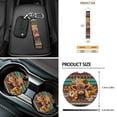 thumbnail image 6 of HUIACONG Cute Cow Car Interior Accessories Set of 12 Auto Seat Covers Wheel Cover for Car Car Seat Belt Pads Cover Car Trash Can Rearview Mirror Cover All Season Fit for Most Car SUV, 6 of 6