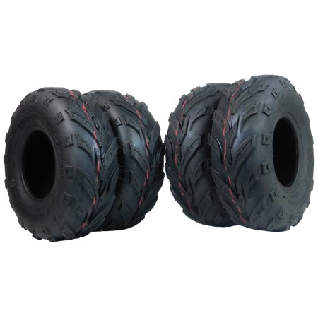 - MASSFX 145/70-6 Go-Kart ATV Lawn Mini Bike Tires, 4 Pack of 145x70-6 Tires