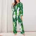 thumbnail image 2 of Uemuo Happy saint Patricks day Pattern Womens Pajama Sets,PJ Set for Women,Pajamas for Women Logo,Long Sleeve Pajama Set for Women,Soft Long Sleeve Top With Pants-XX-Large, 2 of 7