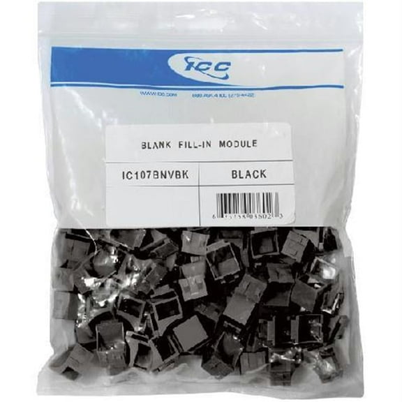 Icc Module- Blank 100 Pk- Black