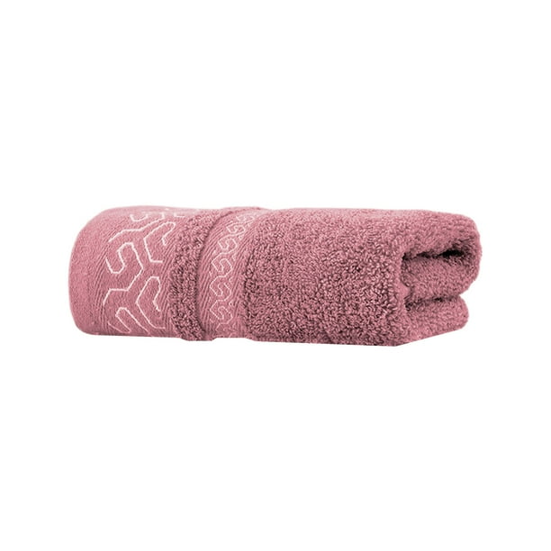 Toalla gruesa, suave, absorbente, de color liso, para el hogar, para lavar la cara, regalo