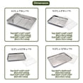 thumbnail image 3 of Aspire Baking Sheets and Racks Set, Stainless Steel Oven and Dishwasher Safe Wire Rack, Easy Clean-L 3 Pcs, 3 of 6