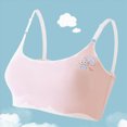 thumbnail image 4 of TOWED22 Girls Training Bra Teen Bras Everyday Big Kids Padded Bra 8-10 10-12 12-14 14-16(Pink,10-12 Y), 4 of 6