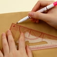 thumbnail image 2 of Jupean Ruler, Sewing Ruler, for Beginners Tailors Designers, 2 of 7