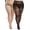 Black+nude, variant on Plus Size Sheer Tights for Women,20D Control Top Pantyhose Reinforced Toes High Waist Stockings 2 Pairs 1XL-6XL