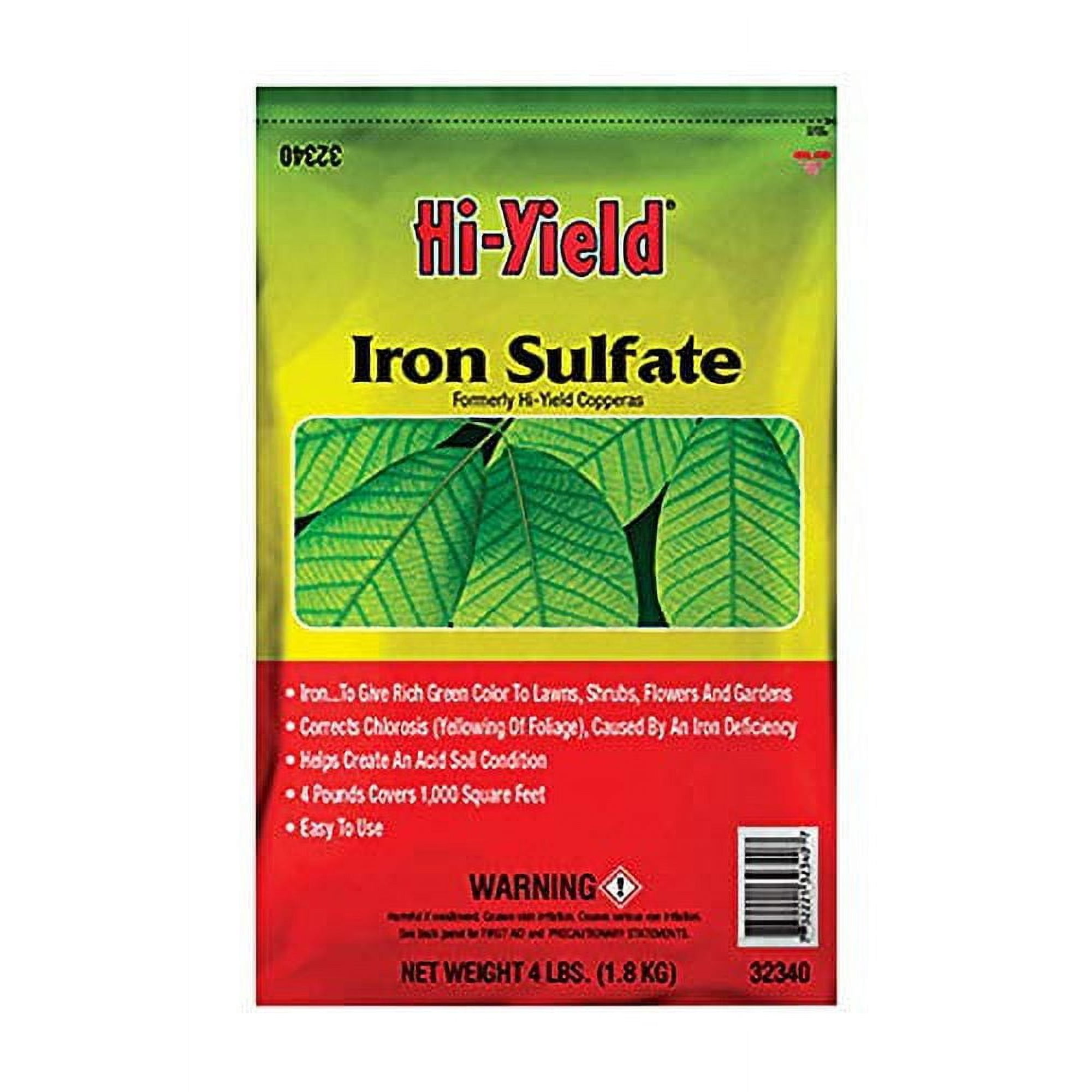 Hi-Yield (32340) Iron Sulfate (4 lbs.)