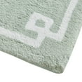 thumbnail image 3 of Madison Park Evan Cotton Tufted Washable Bath Mat, Luxury Solid Bathroom Rugs, 20X30, Seafoam, 3 of 8