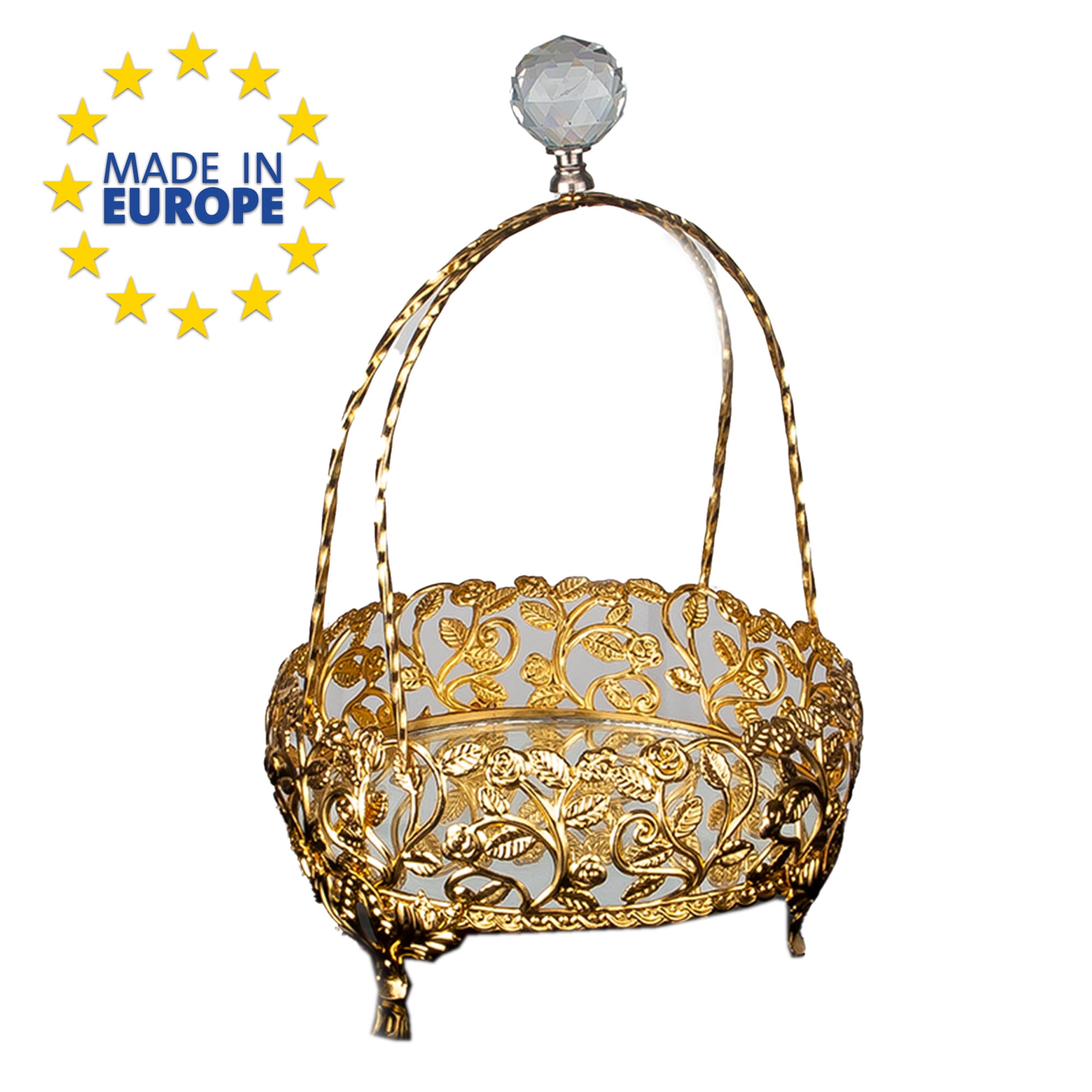 Handmade Perfume Organizer Tray for Gift, Metal Vanity Tray for Dresser