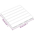 thumbnail image 2 of vidaXL Decking Tiles 30 pcs 11.8"x11.8" Solid Wood Teak Vertical Pattern, 2 of 8
