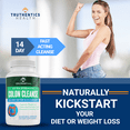 thumbnail image 3 of Truthentics Metabolism Booster and Colon Cleanse Bundle - Boost Energy & Metabolism, Flush Toxins - 60 Capsules Each, 3 of 10