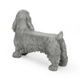 thumbnail image 6 of GDF Studio Rayshon Outdoor Cocker Spaniel Dog Bench, Gray, 6 of 9