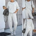 thumbnail image 2 of LYXSSBYX Pj Sets for Woman 2Pcs Women Tracksuit Pentagram print Pants Sets Leisure Wear Lounge Wear Suit, 2 of 9