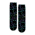 thumbnail image 3 of CafePress - Halloween Kitty Cat - Unisex Novelty Printed Crew Adult Socks, 3 of 5
