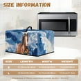 thumbnail image 5 of TSOVTHRID Watercolor Horse Blue Print Microwave Dust Cover Stain-Resistant Microwave Oven Grill Cover Dustproof Kitchen Machine Covers Case Protections for Toaster Oven, 18.25"W x 14.5"D x 11"H, S, 5 of 7