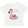 thumbnail image 3 of Inktastic Flamingo Merry Christmas Boys or Girls Toddler T-Shirt, 3 of 5