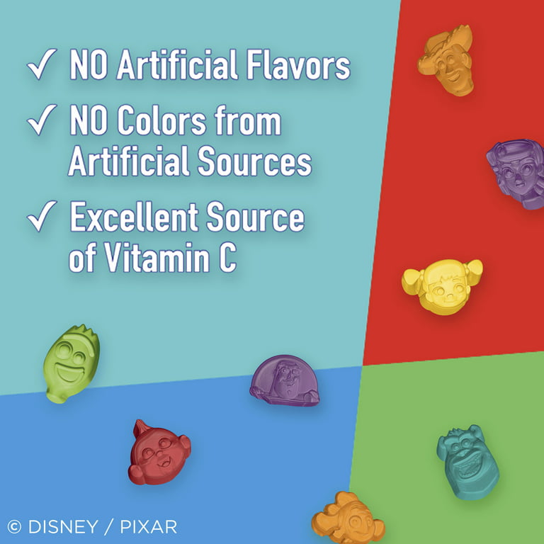 Disney Pixar Fruit Flavored Snacks, Gummy Treat Pouches, 10 ct 