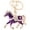 purple, variant on Jiibva Rhinestone Horse Keychain Alloy Horse Keyring Sparkling Crystal Bag Keyring for Women Car Key Fob Charm Stylish Pendant for Handbags Backpacks