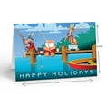 thumbnail image 2 of Santa Fishing on the Dock - Funny Holiday Christmas Cards - 18 Cards and 19 Envelopes, 2 of 3