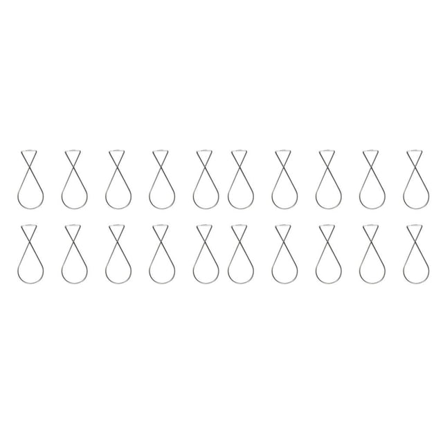 Yuarrent 10 ganchos para azulejos de techo, fácil instalación, Flexible sin deformación, letrero colgante para oficina, aula, grande, 8 palabras, Gran 8 palabras F4 2piezas Yuarrent CBP456308