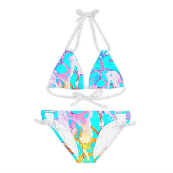 Strappy Bikini Set (AOP)