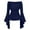 Navy, variant on Shirts for Women Tops Blouses Boho Vintage Ruffle Off Shoulder Corset Flare Sleeve Blouse Shirt Purple