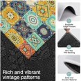 thumbnail image 3 of Orange Boho Bohemia Floral Geometric Pattern Kitchen Rugs Sets Of 3,Kitchen Runner Rugs Non Skid Washable,Decorative Kitchen Floor Mats for Kitchen,Sink,Laundry,17"x30"+ 17"x47" + 17"x59", 3 of 6